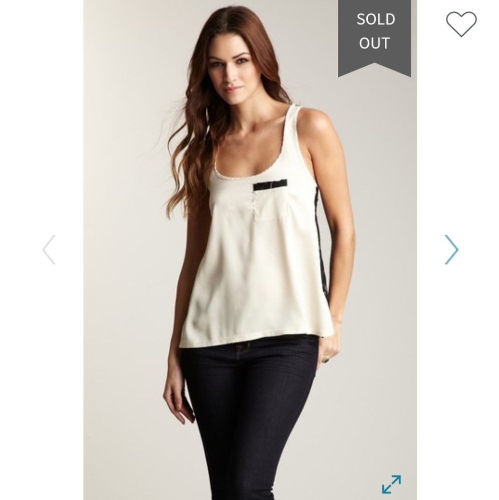 Paterson J. Kincaid Lace Back Tank